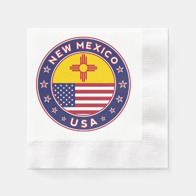 Guardanapo De Papel Estado do Novo México (Frente)