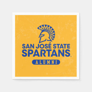 Guardanapo De Papel Estado Spartans de San Jose afligido