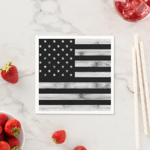 Guardanapo De Papel Estados Unidos bandeira Madeira Rústica Madeira Ne