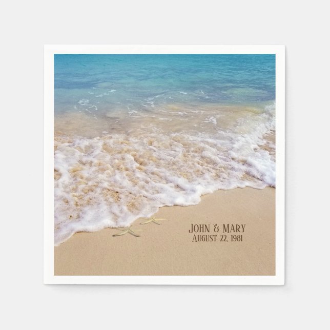 Guardanapo De Papel Estaleiro de Casamento (Frente)