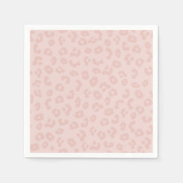 Guardanapo De Papel Estampa de leopardo em rosa