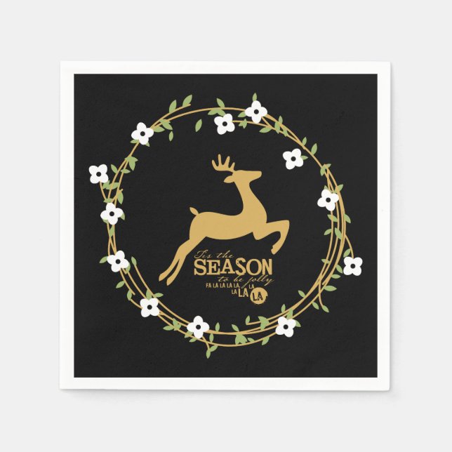 Guardanapo De Papel Este é o Livro de Natal da temporada Napkins (Frente)