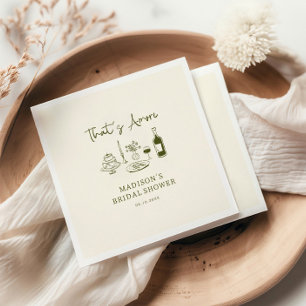 Guardanapo De Papel Este é um Chá de panela de Mão Verde-Oliva