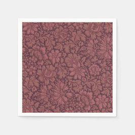 Guardanapo De Papel Estética Vintage Por Toda A Impressão