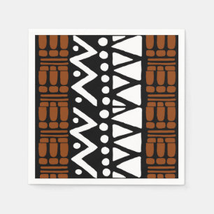 Guardanapo De Papel Estilo Africano Napkins Afrocêntrico