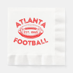 Guardanapo De Papel Estilo de Vintage de Futebol Atlanta