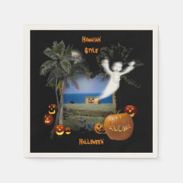 Guardanapo De Papel Estilo Havaiano Halloween