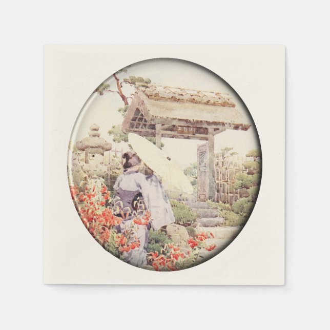 Guardanapo De Papel estilo japonês Napkins (Frente)