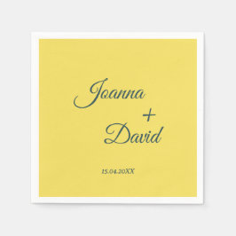 Guardanapo De Papel Estilo Minimalista | Fonte de Caligrafia Casamento