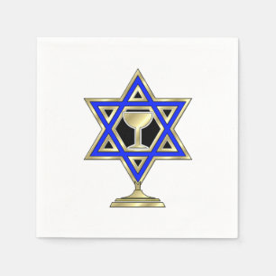 Guardanapo De Papel Estrela de David judaica