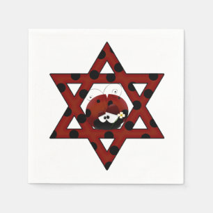 Guardanapo De Papel Estrela de David judaica do joaninha