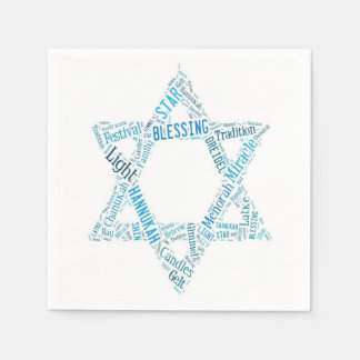 Guardanapo De Papel Estrela de David Napkins