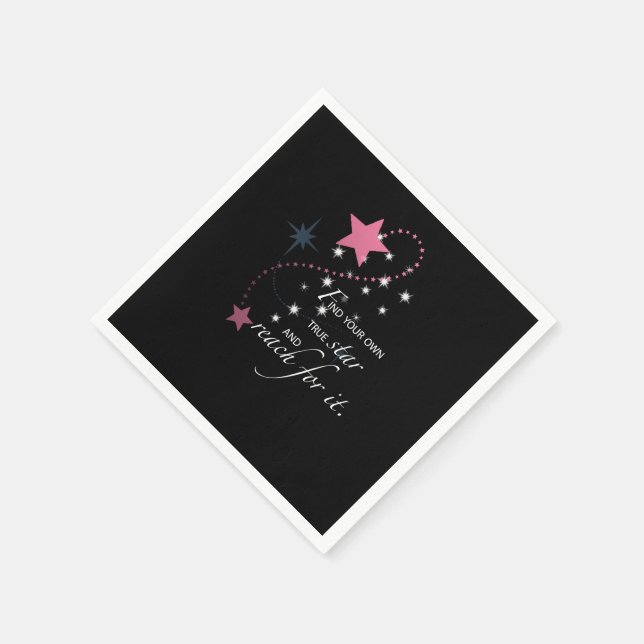 Guardanapo De Papel Estrela de Graduação Niece, Presente, 2 Conjuntos  (Canto)