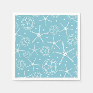 Guardanapo De Papel Estrela de Mar Pérola Branca Festa Chá de Panela C