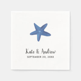 Guardanapo De Papel Estrela do mar | Casamento Oceânico