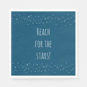 Guardanapo De Papel Estrelas brancas e azuis