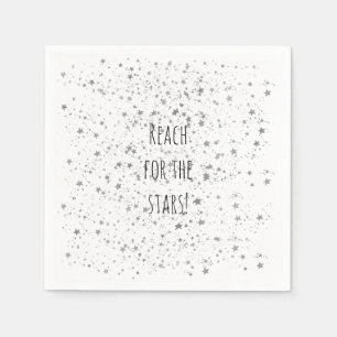 Guardanapo De Papel Estrelas de prata personalizadas