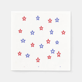 Guardanapo De Papel Estrelas do Partido Patriótico