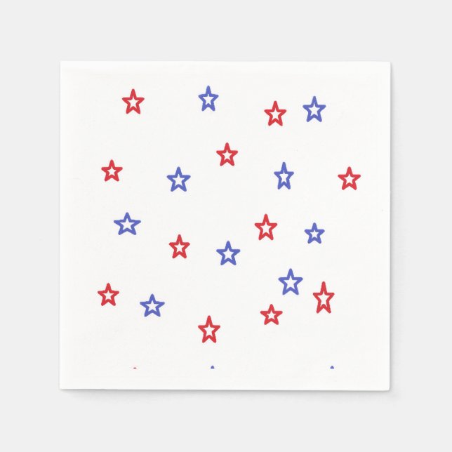 Guardanapo De Papel Estrelas do Partido Patriótico  (Frente)
