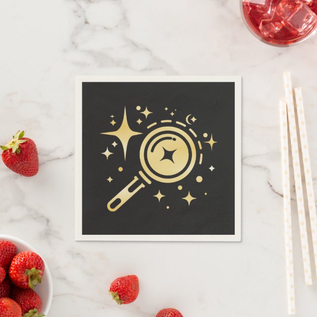 Guardanapo De Papel Estrelas emblem Sparkle AI, farol da era digital (Insitu)