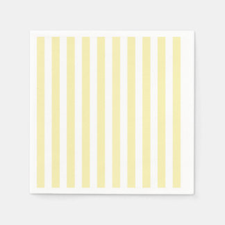 Guardanapo De Papel Estrias de doces, amarelas e brancas