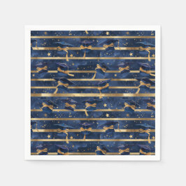 Guardanapo De Papel Etapa do ouro: legância de graduação estelar