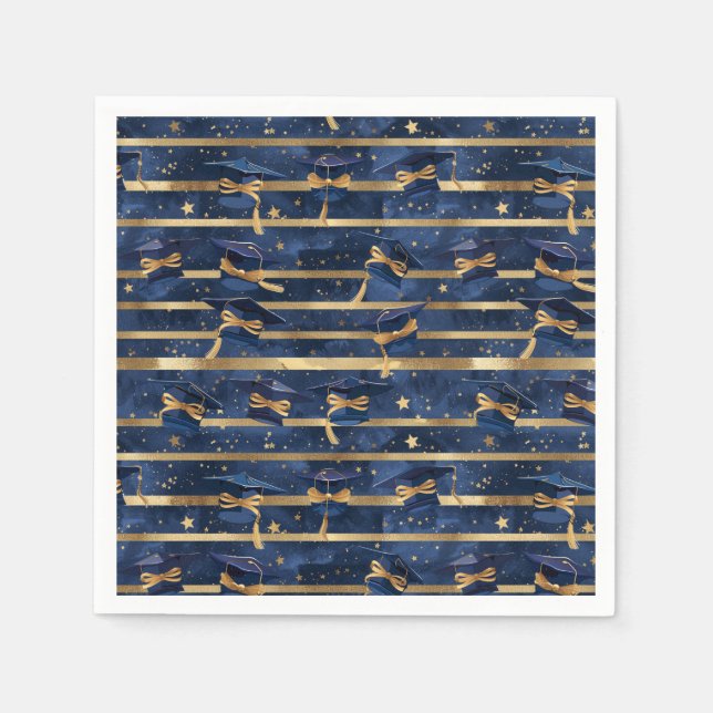 Guardanapo De Papel Etapa do ouro: legância de graduação estelar (Frente)