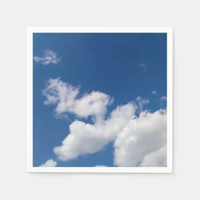 Guardanapo De Papel Etapas na nuvem (Frente)