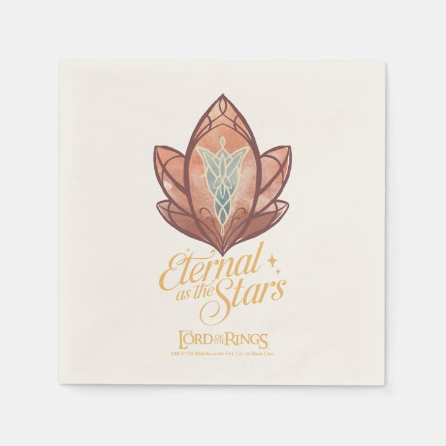 Guardanapo De Papel Eternal como as Estrelas Evenstar Gráfico (Frente)