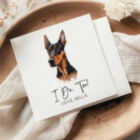 Eu Aceito! Casamento de Cachorro Dobermann Pet