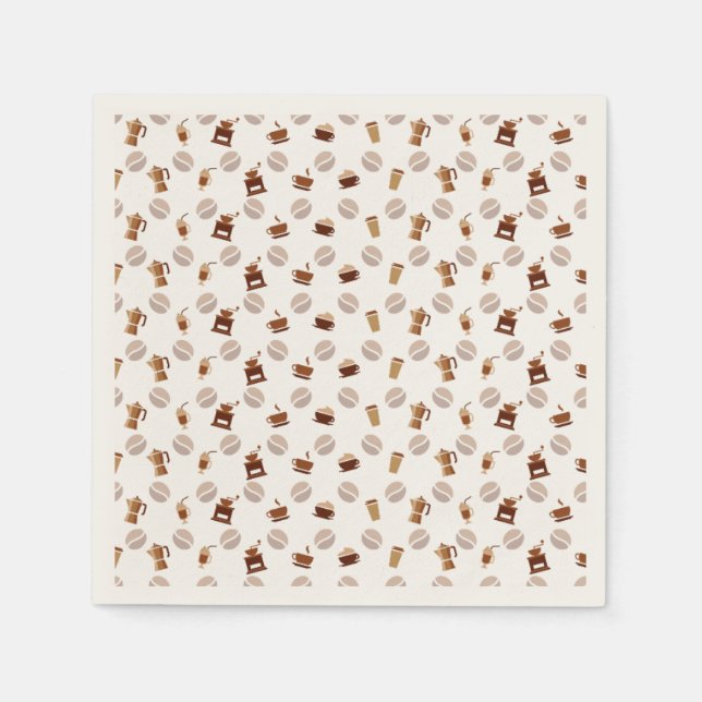 Guardanapo De Papel Eu adoro café (Frente)