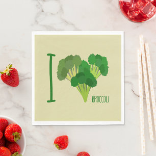 Guardanapo De Papel Eu Amo Broccoli