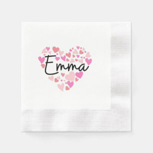 Guardanapo De Papel Eu amo Emma