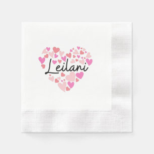 Guardanapo De Papel Eu amo Leilani