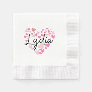 Guardanapo De Papel Eu amo Lydia