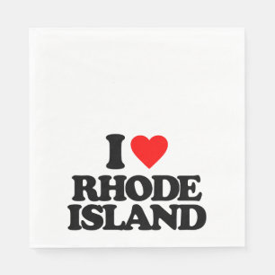 GUARDANAPO DE PAPEL EU AMO RHODE - ILHA