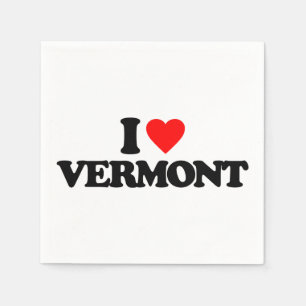 GUARDANAPO DE PAPEL EU AMO VERMONT