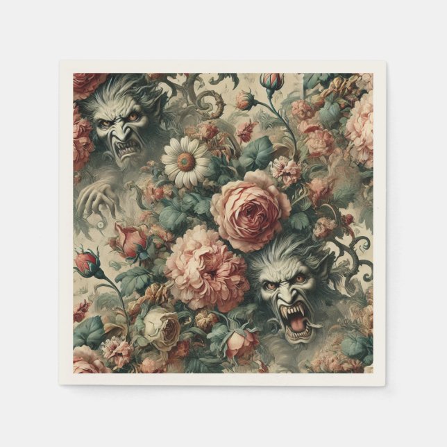 Guardanapo De Papel Eu Dei-Lhe Presas - Vitoriano Gótico (Frente)