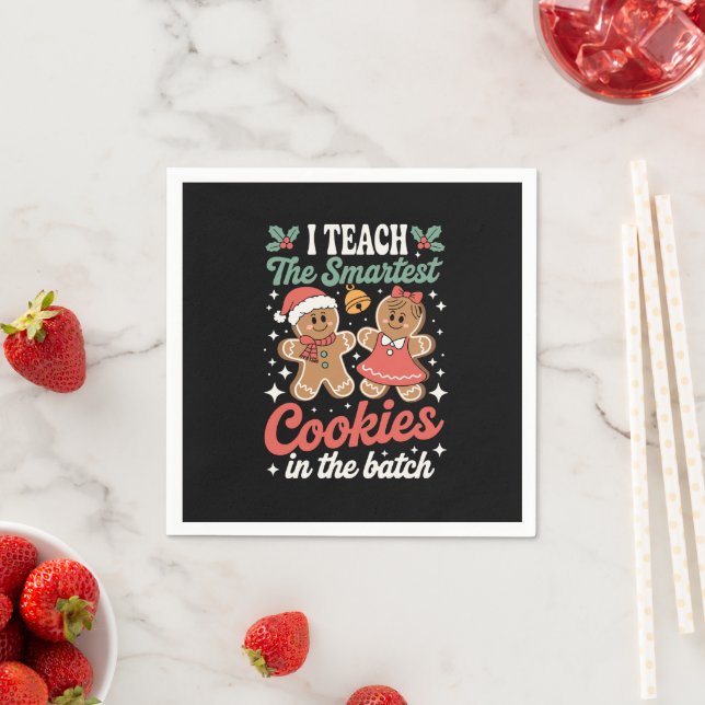 Guardanapo De Papel Eu Ensino os Biscoitos Mais Inteligentes na Turma  (Insitu)