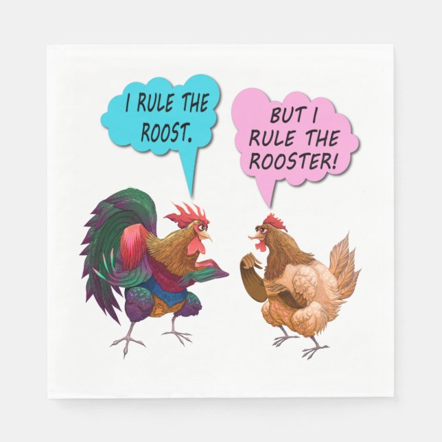 Guardanapo De Papel Eu governo o rastro (Frente)