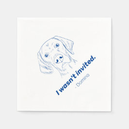 Guardanapo De Papel Eu não convidei o Pointer alemão Casando Napkins