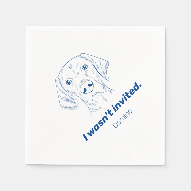 Guardanapo De Papel Eu não convidei o Pointer alemão Casando Napkins (Frente)