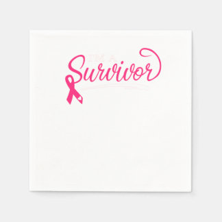 Guardanapo De Papel Eu sou um Cancer de Sobrevivência