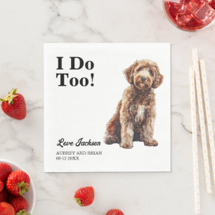 Guardanapo De Papel Eu Também. Labradoodle Dog Pet