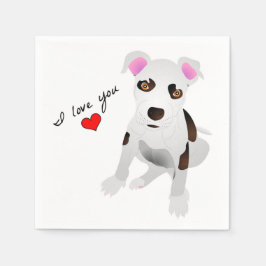 Guardanapo De Papel Eu Te Amo