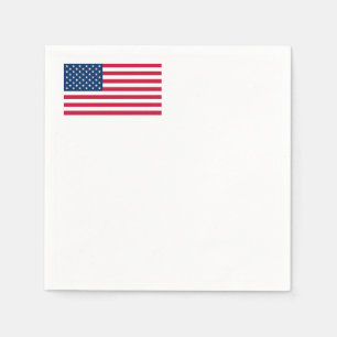 Guardanapo De Papel EUA Flag Napkins