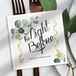 Guardanapo De Papel Eucalipto Na Noite Antes De Napkins