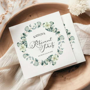 Guardanapo De Papel Eucalipto Verde Deixa Parte de Reforma Botânica