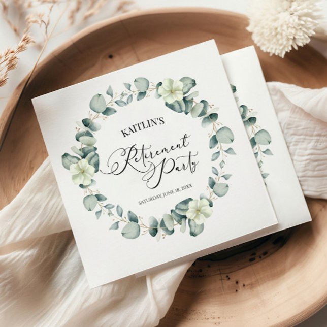 Guardanapo De Papel Eucalipto Verde Deixa Parte de Reforma Botânica (Criador carregado)