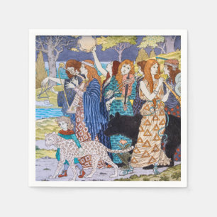 Guardanapo De Papel Eugene Grasset, Felix Gaudin - Harmony